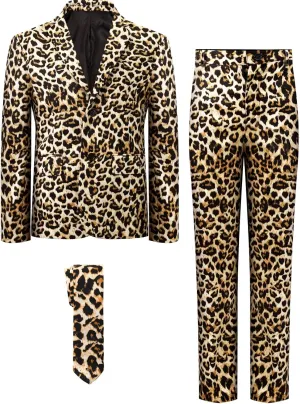 A&J DESIGN Boys Funny Print Suit for 6-16 Years