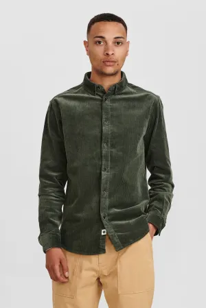 AKKONRAD CORD SHIRT - Deep forrest
