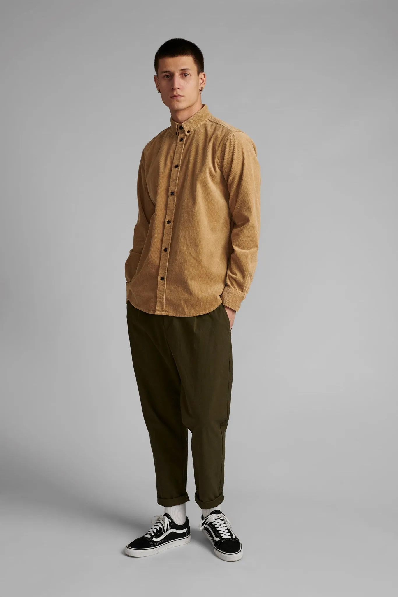AKKONRAD CORD SHIRT - Incense