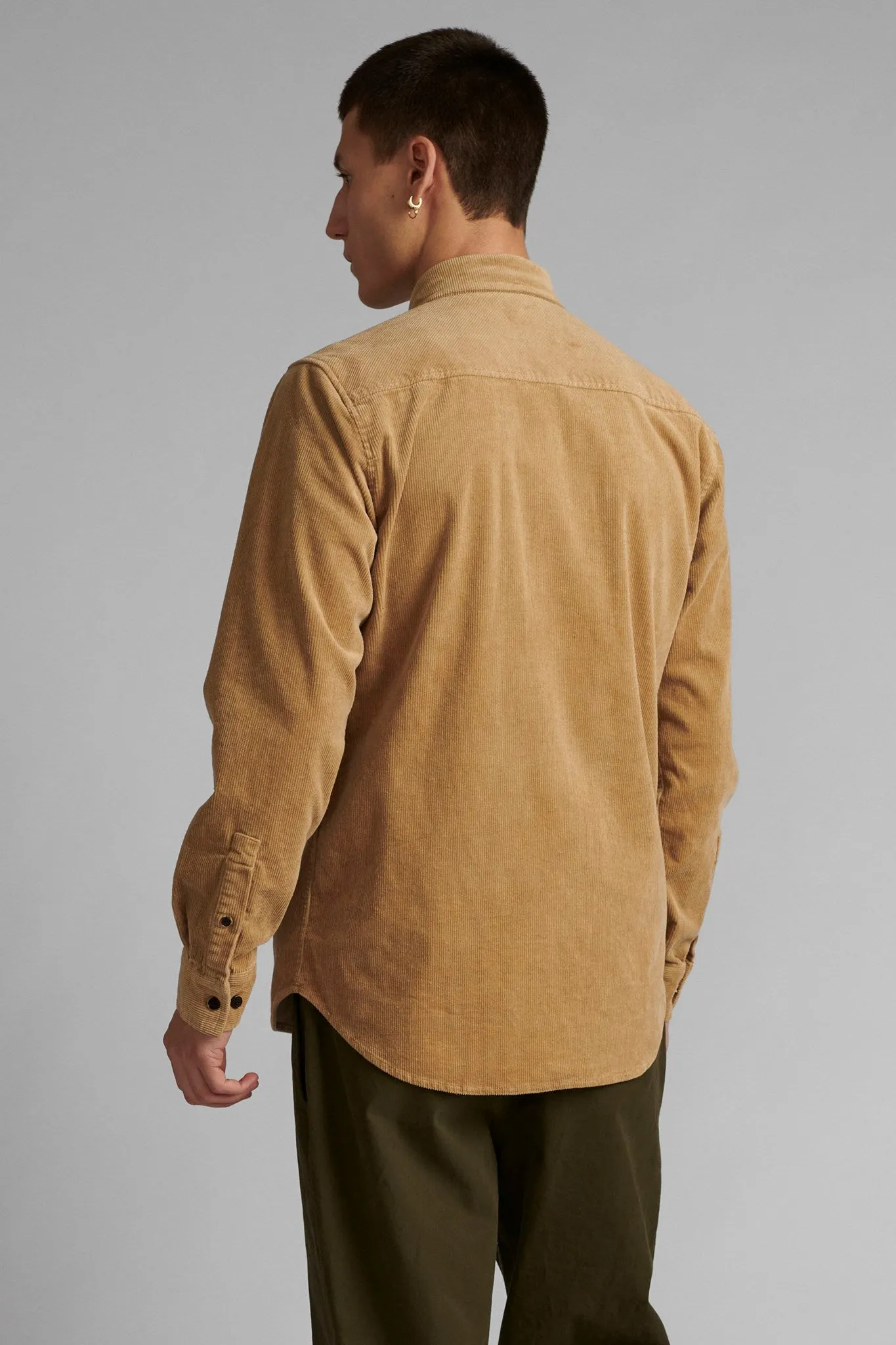 AKKONRAD CORD SHIRT - Incense