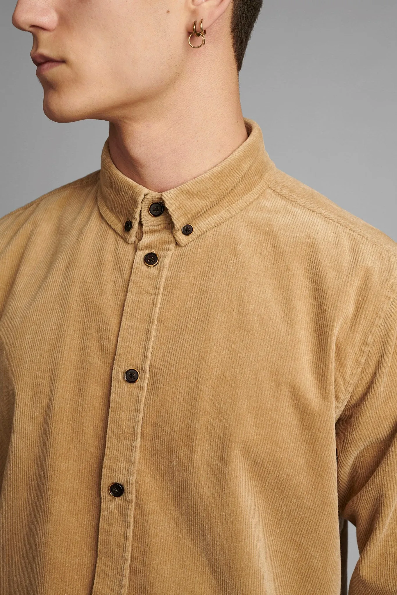 AKKONRAD CORD SHIRT - Incense