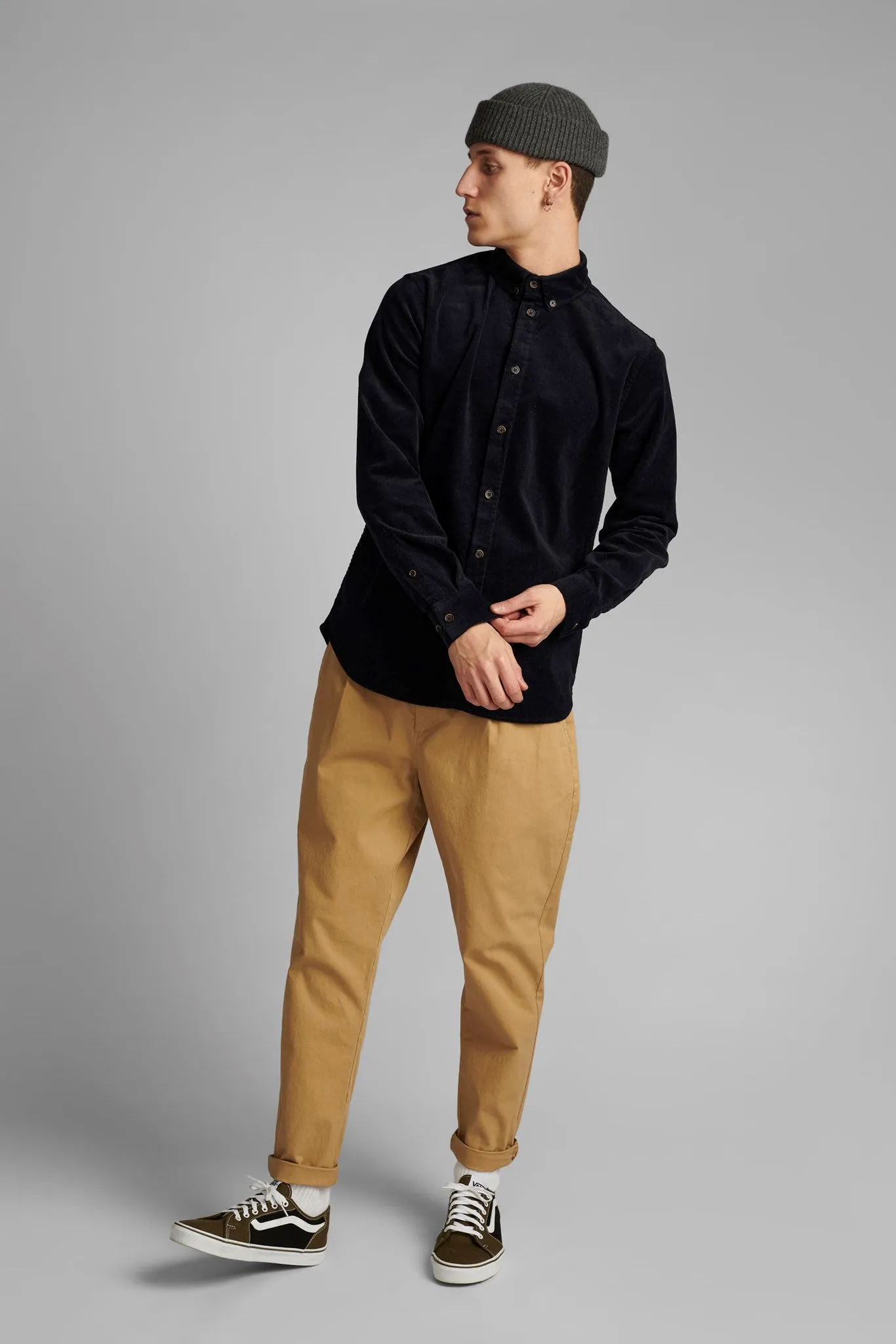 AKKONRAD CORD SHIRT - Sky Captain