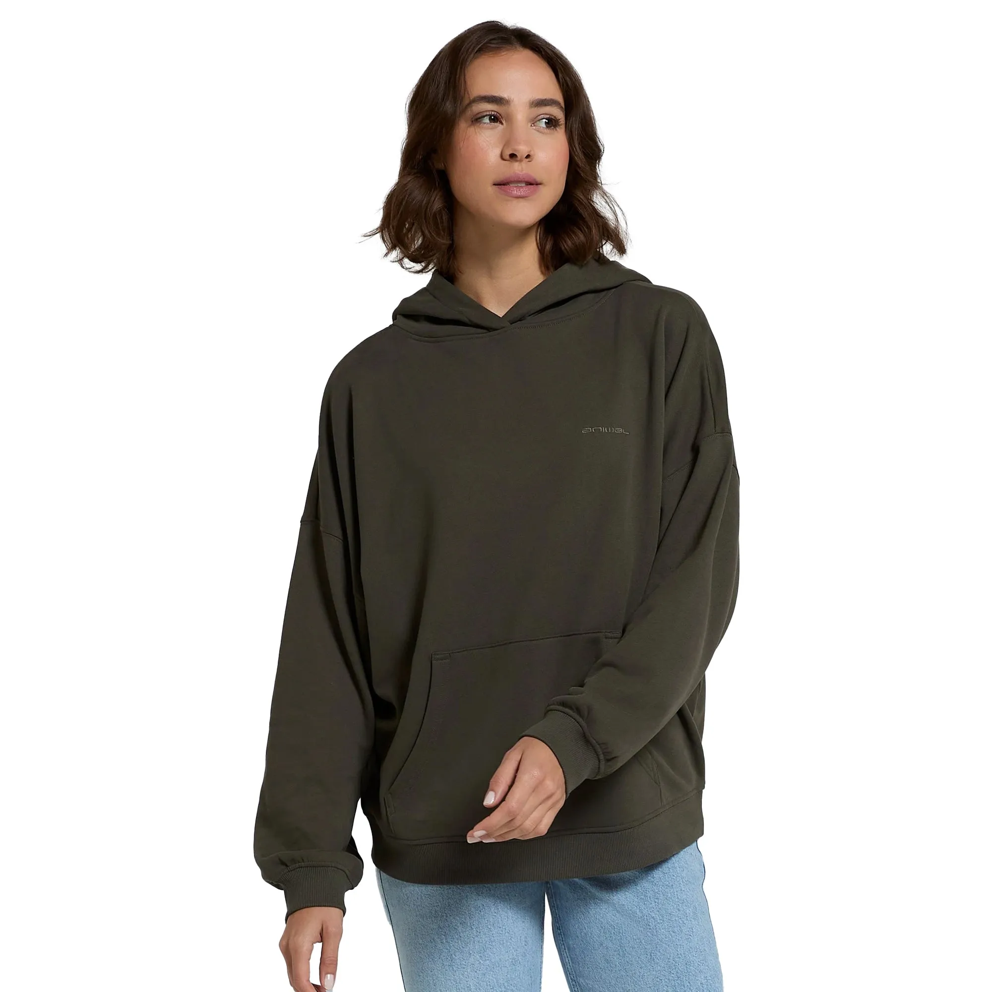 Animal Womens/Ladies Idol Drop Shoulder Hoodie