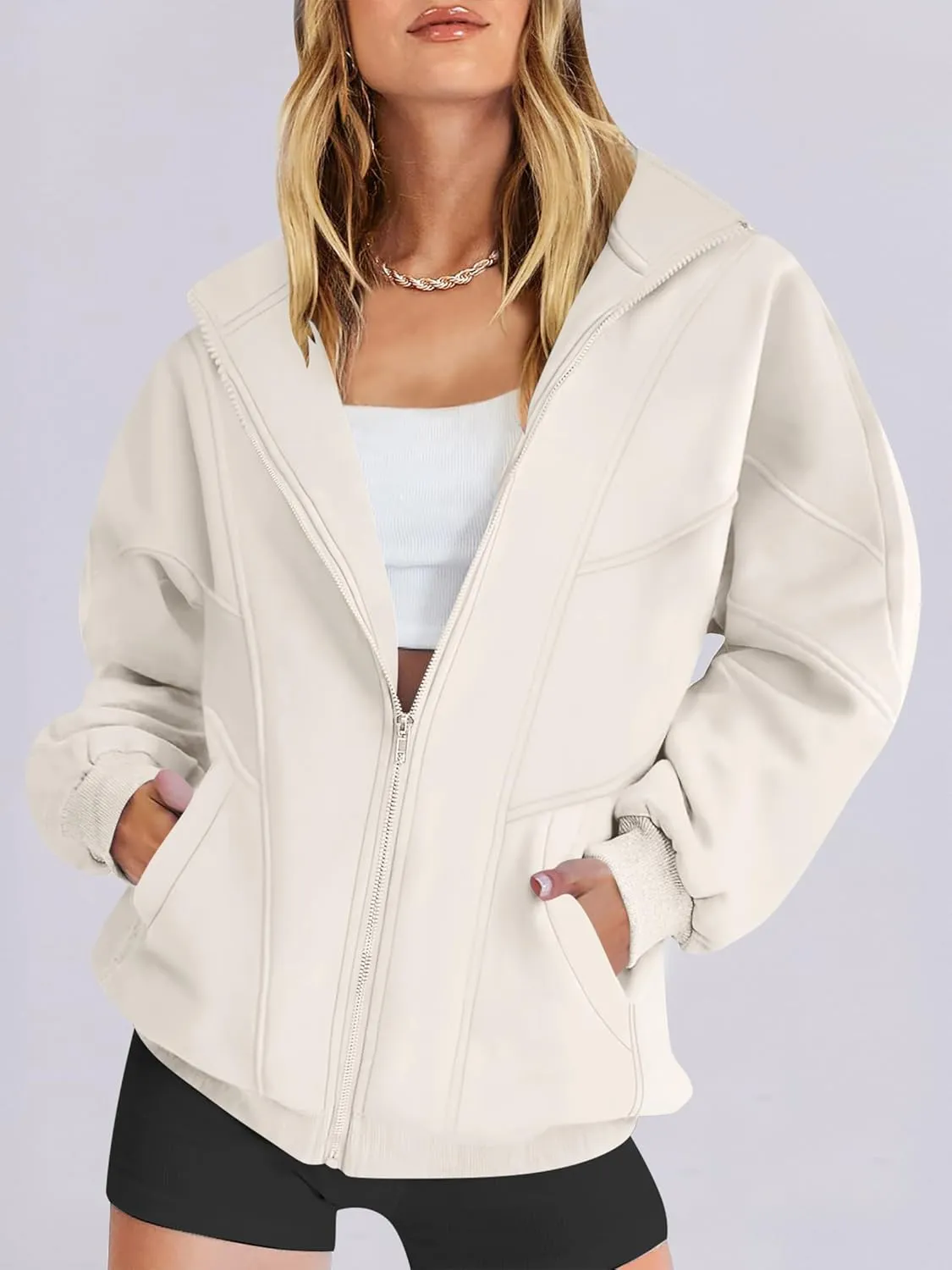 ANRABESS Women's Oversized Full Zip Up Sweatshirts Jacket 2025 Fall Fleece Long Sleeve Hoodies Outfit
