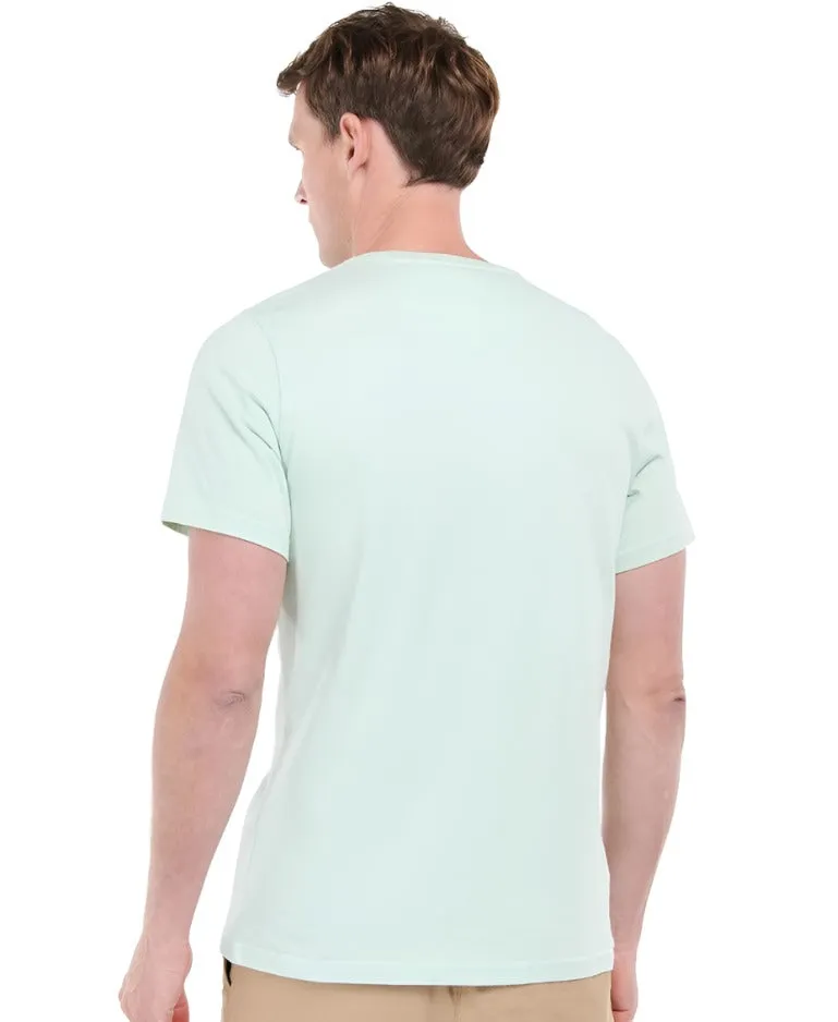 Barbour Mens Essential Sports Tee Dusty Mint