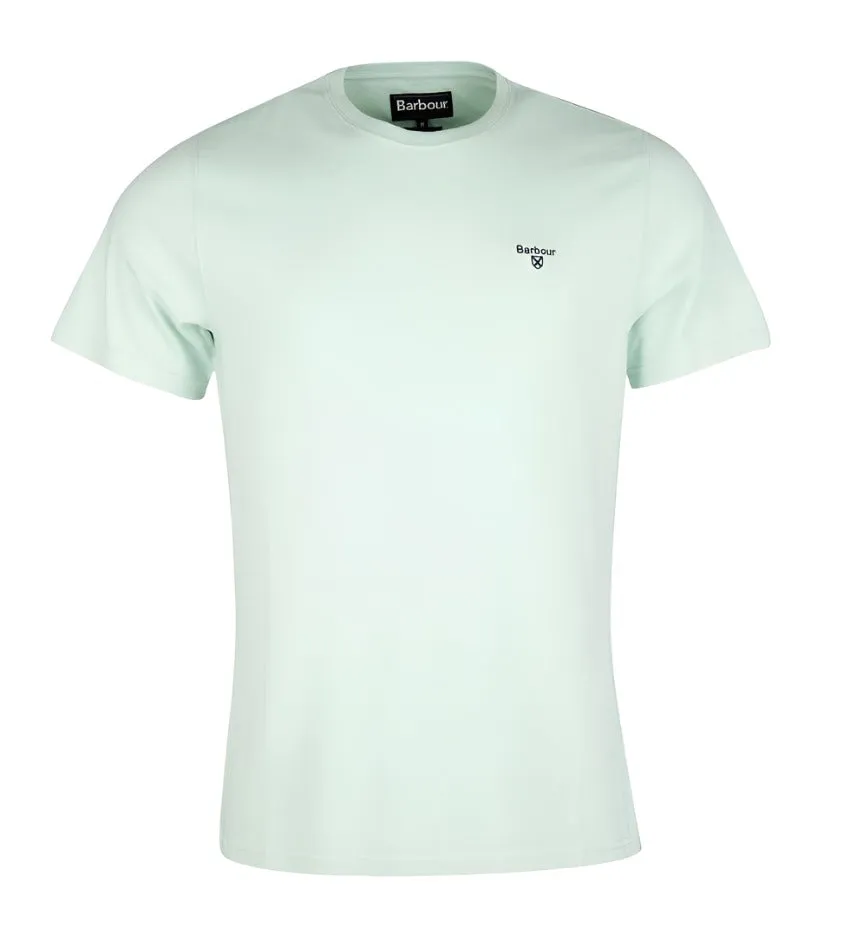 Barbour Mens Essential Sports Tee Dusty Mint