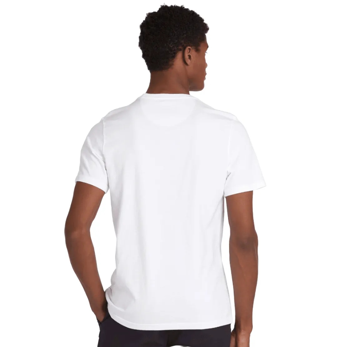 Barbour Mens Essential Sports Tee White