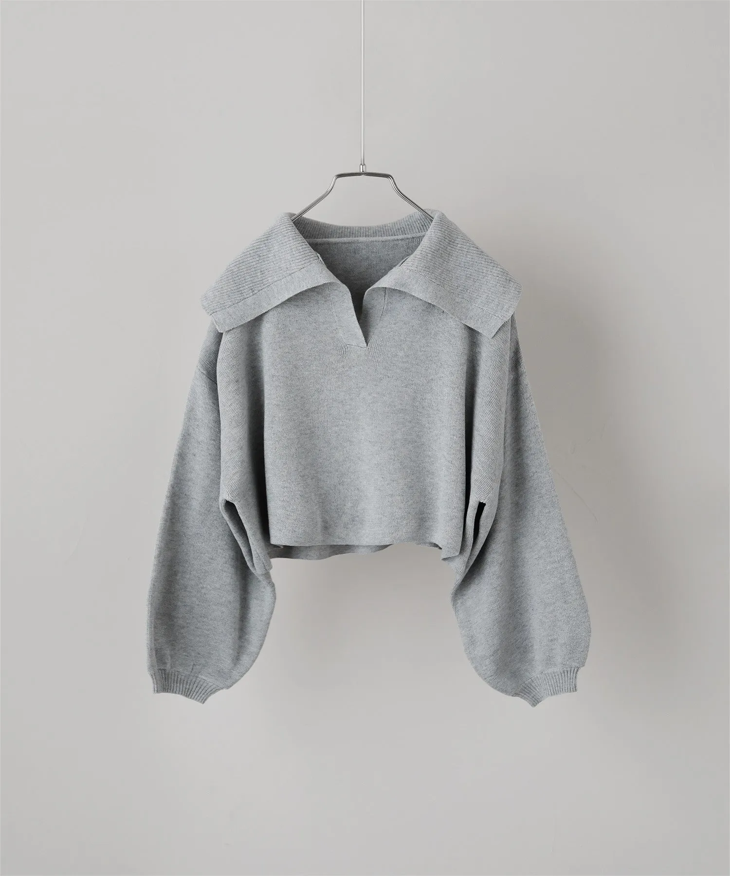 Big sailor collar knit