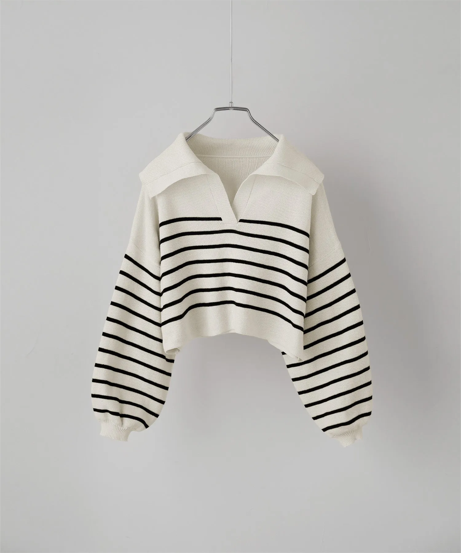Big sailor collar knit