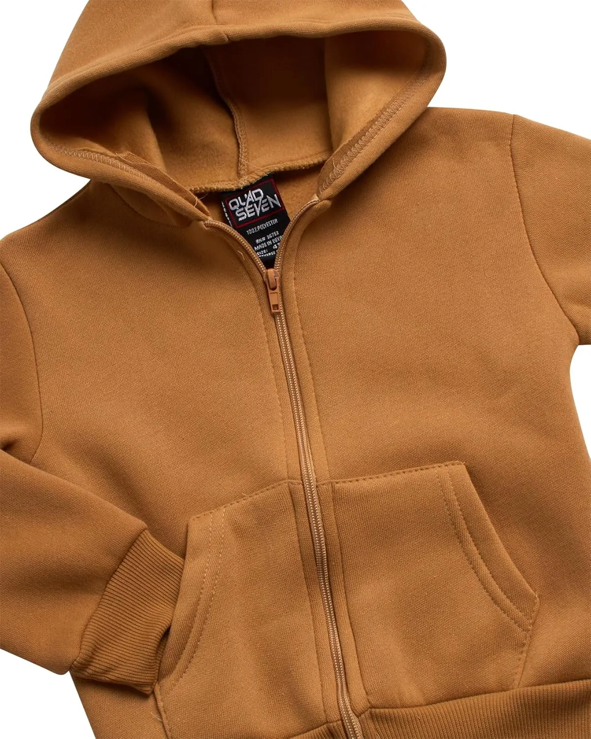 Boys' Active Sweatsuit - 2 Piece Fleece Zip Hoodie Sweatshirt and Sweatpants - Basic Solid Jogger Pants Set (2T-7)