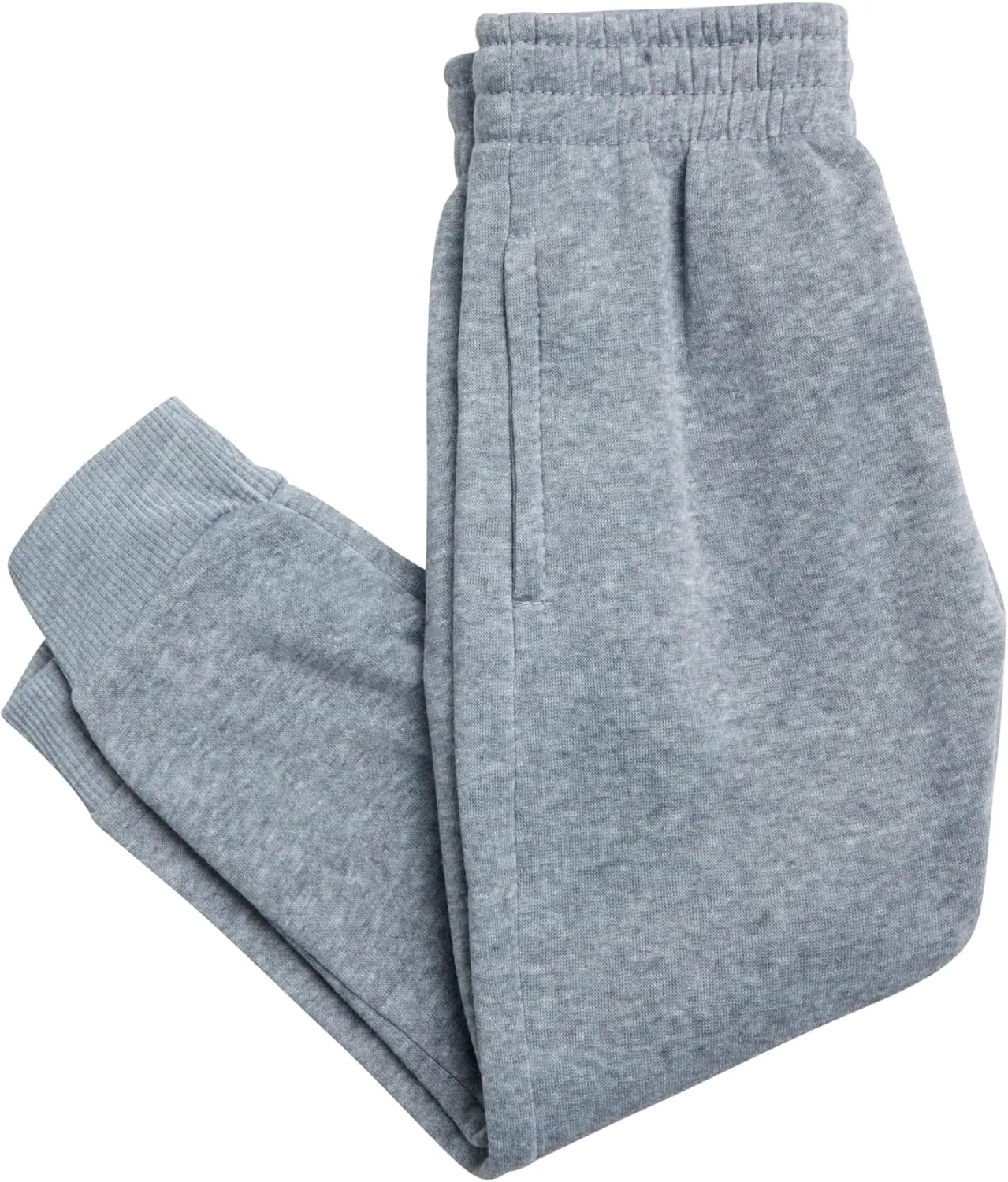 Boys' Active Sweatsuit - 2 Piece Fleece Zip Hoodie Sweatshirt and Sweatpants - Basic Solid Jogger Pants Set (2T-7)