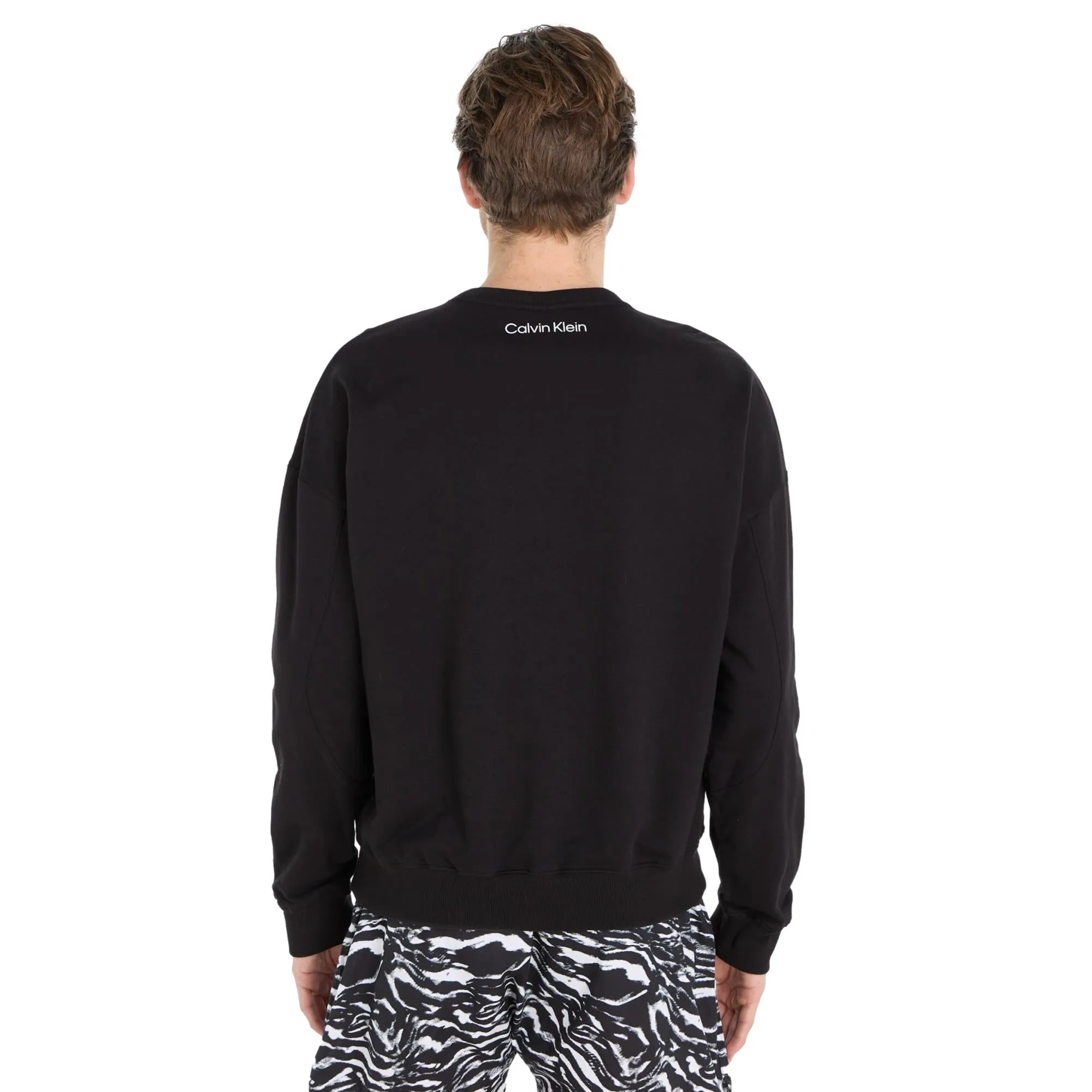 Calvin Klein CK 96 Terry Lounge Long Sleeve Sweatshirt - Black