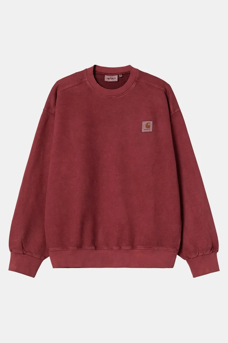 Carhartt WIP Vista Sweatshirt (Scarlet Garment-Dyed)