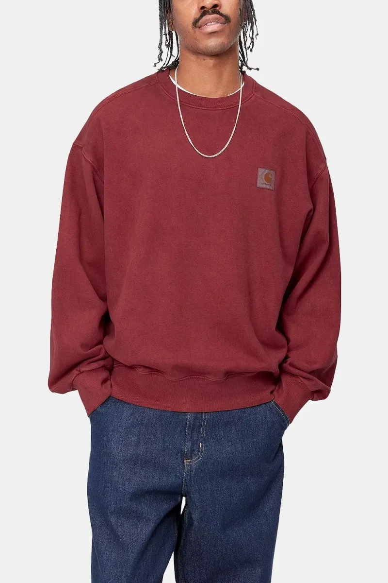 Carhartt WIP Vista Sweatshirt (Scarlet Garment-Dyed)