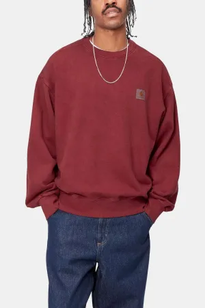Carhartt WIP Vista Sweatshirt (Scarlet Garment-Dyed)