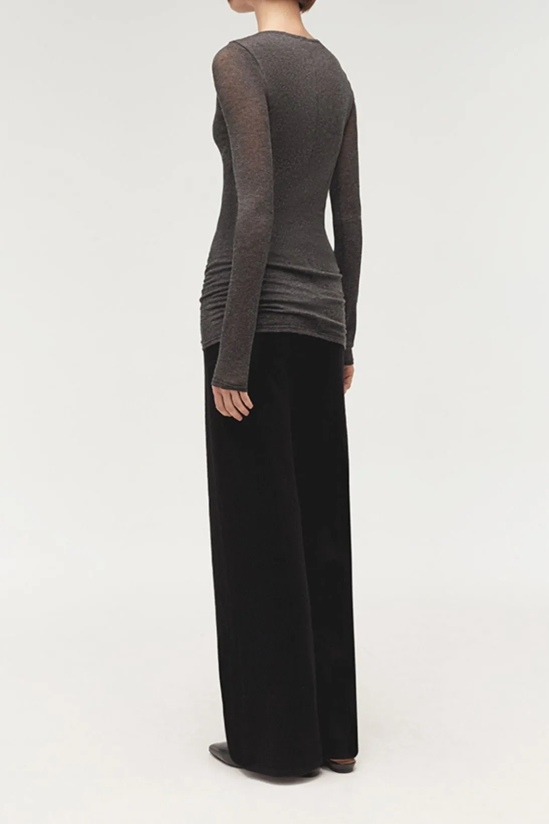 CASHMERE SKIN CREWNECK