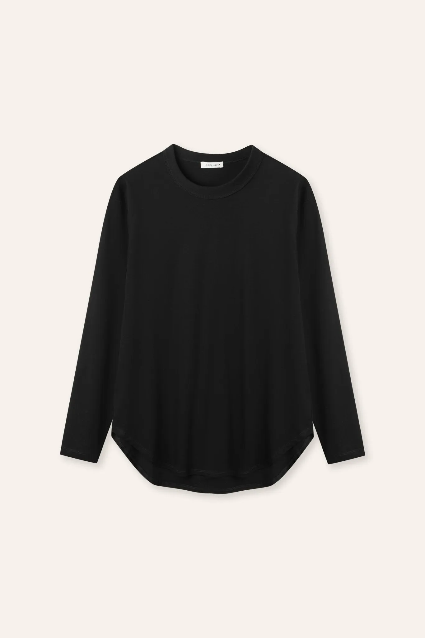CECE supima-cotton top (Black)