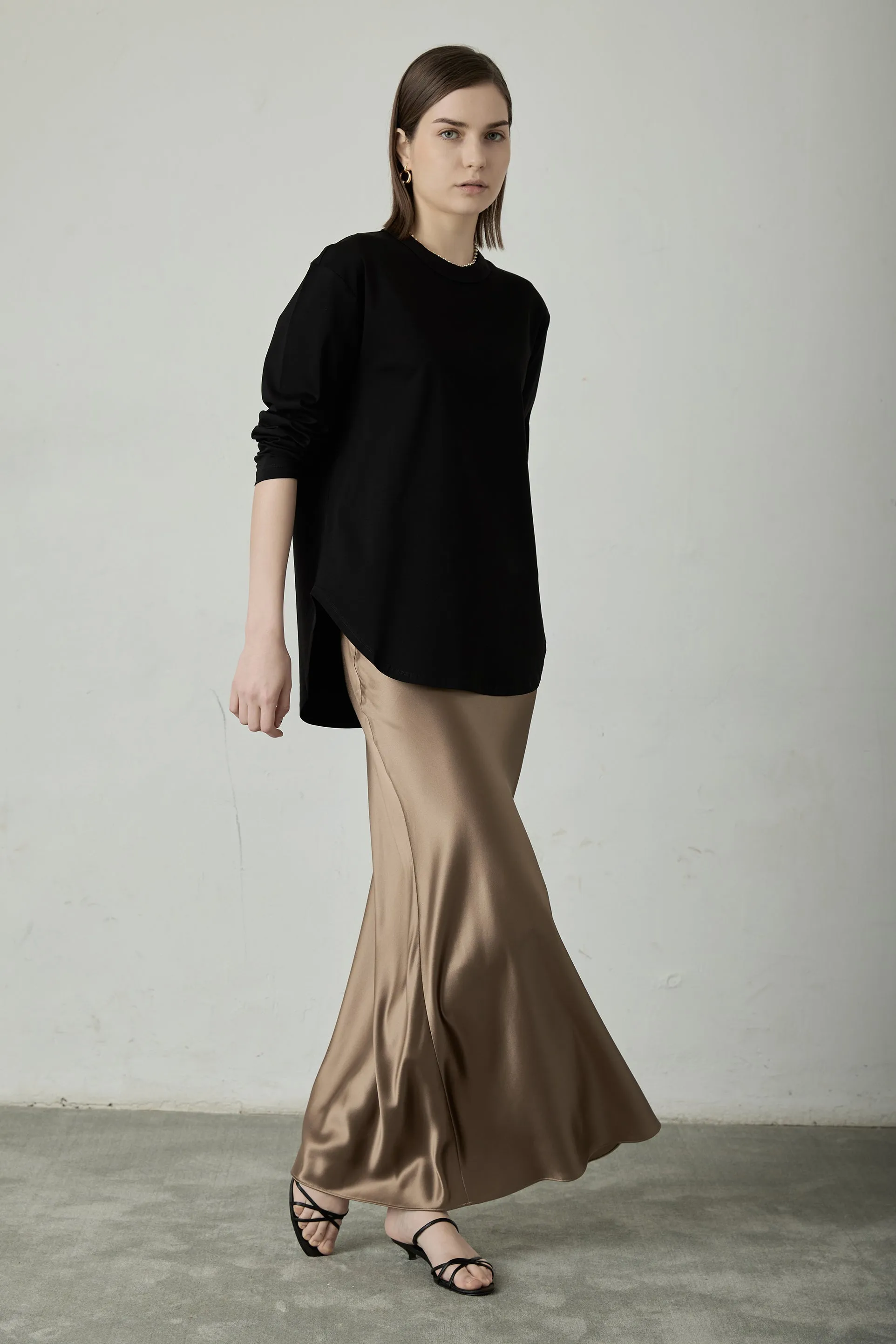 CECE supima-cotton top (Black)