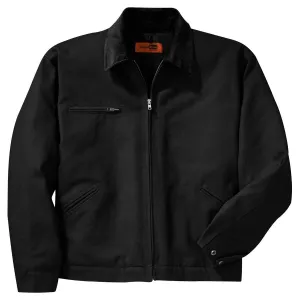 CornerStone Men's Black Tall Duck Cloth Work Jacket
