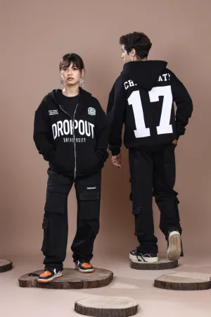 DROP OUT ZIP UP HOODIE