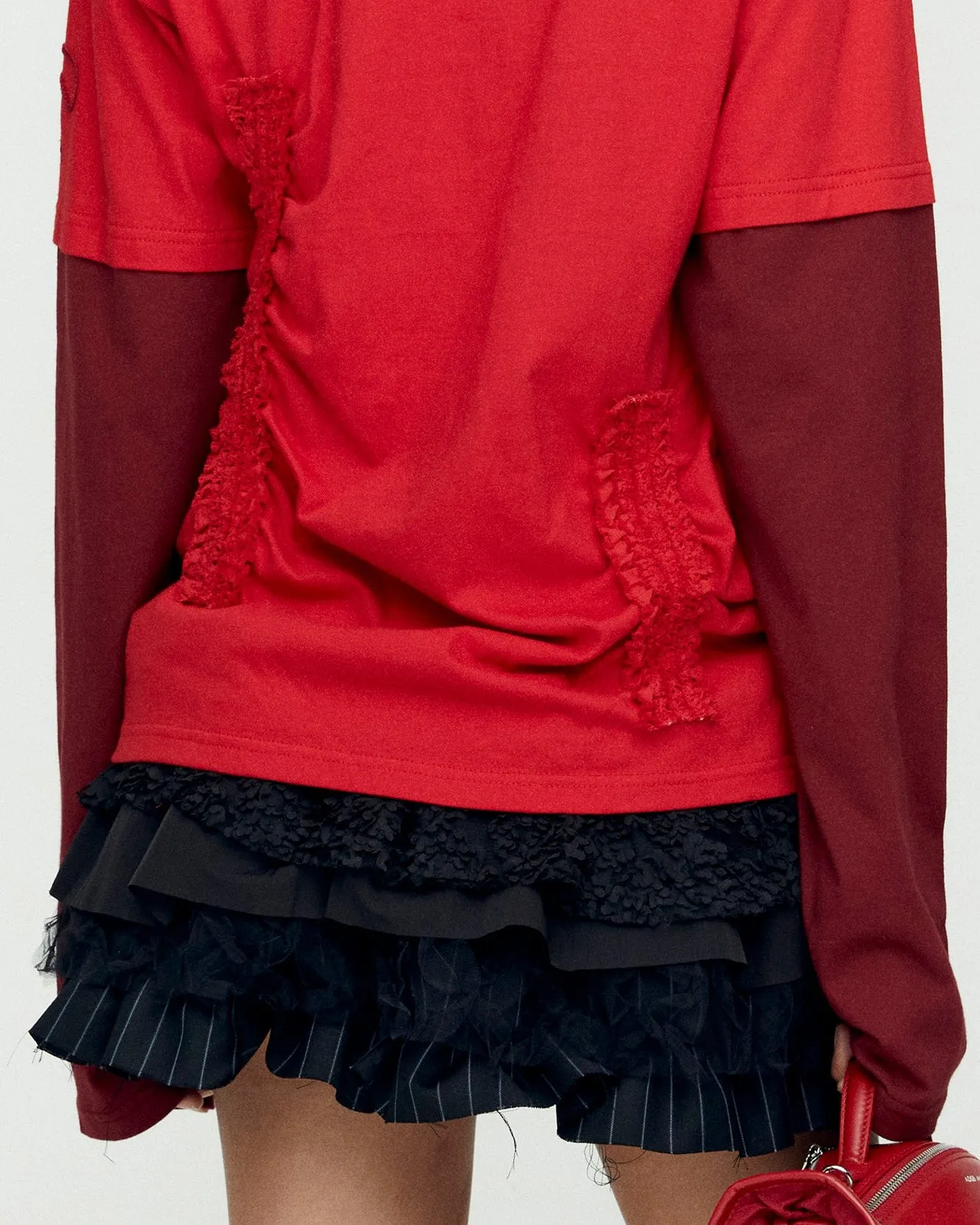 (ESSENTIAL) FRILL T-SHIRTS atb1204w(RED)