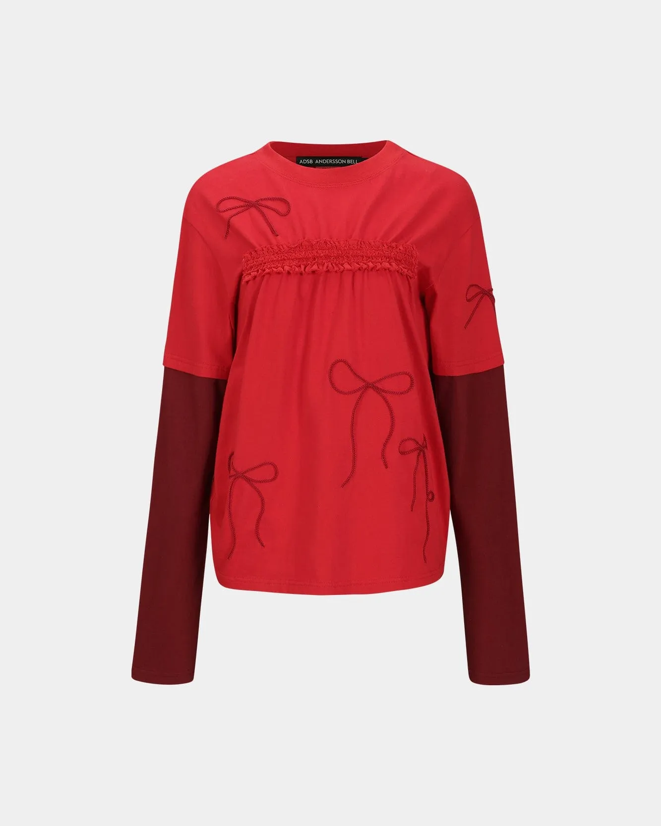 (ESSENTIAL) FRILL T-SHIRTS atb1204w(RED)