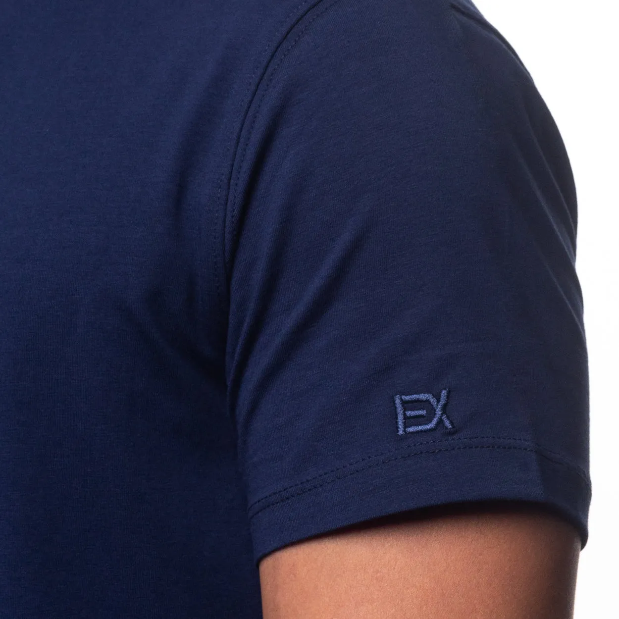 Essential V Neck T-Shirt - Navy