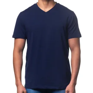 Essential V Neck T-Shirt - Navy