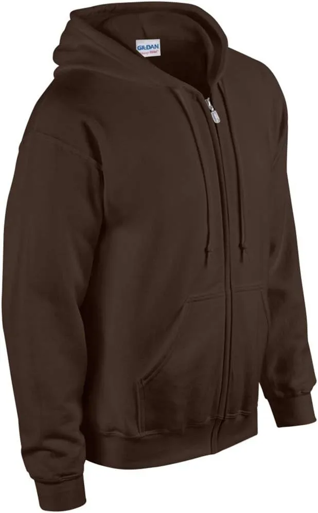 Gildan Fleece Zip Hoodie Sweatshirt, Style G18600, Multipack