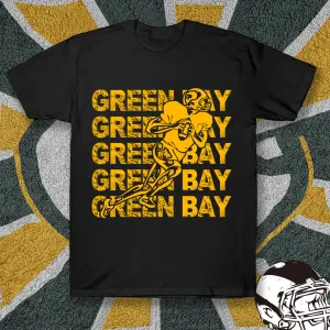 Green Bay Packers Football Team Player Vintage Comfort Color Unisex Tshirt Tee Football Gameday Hoodie sweatshirt