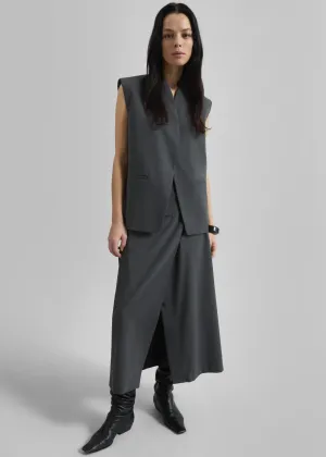 Greven Vest - Dark Grey Melange
