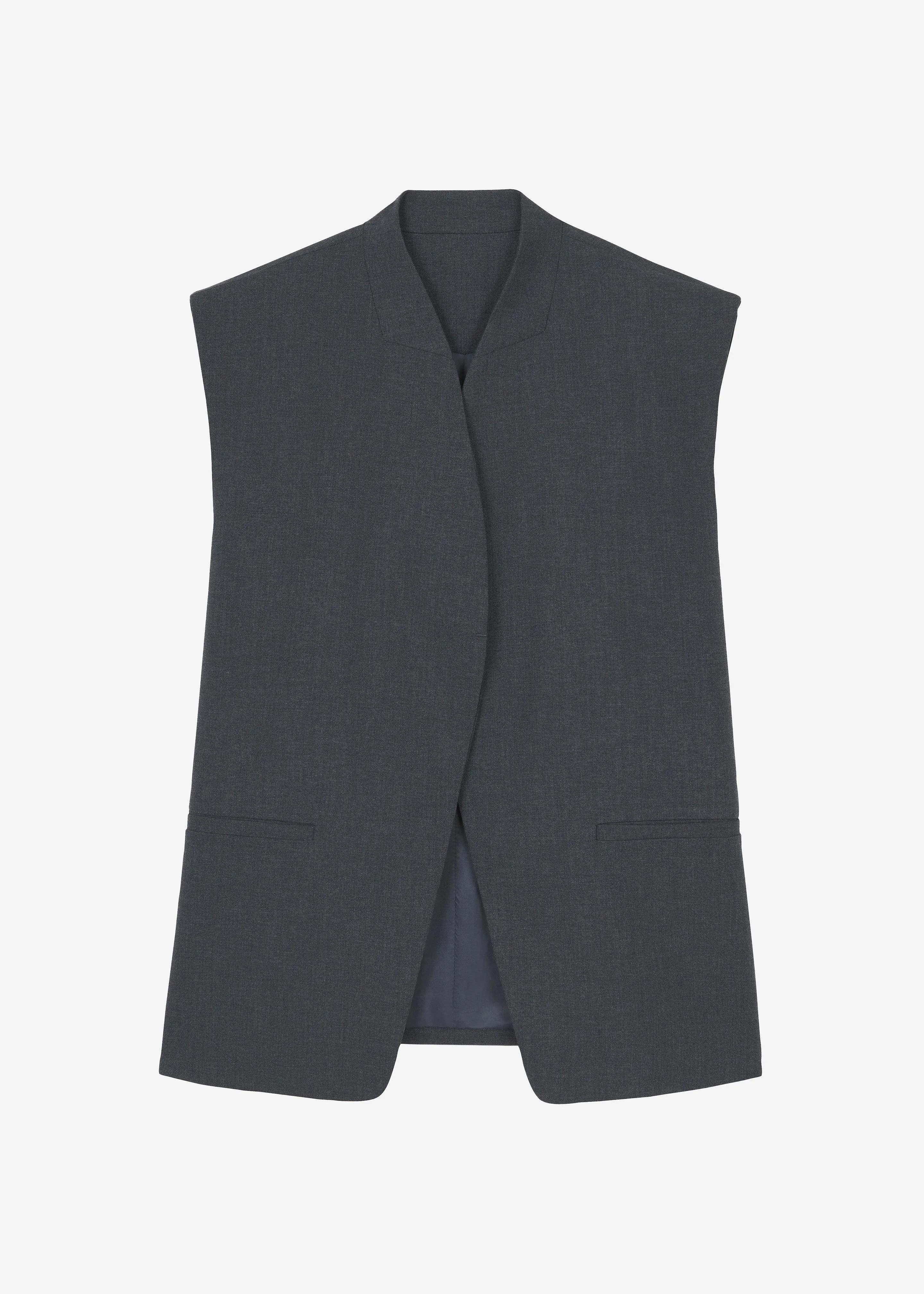 Greven Vest - Dark Grey Melange