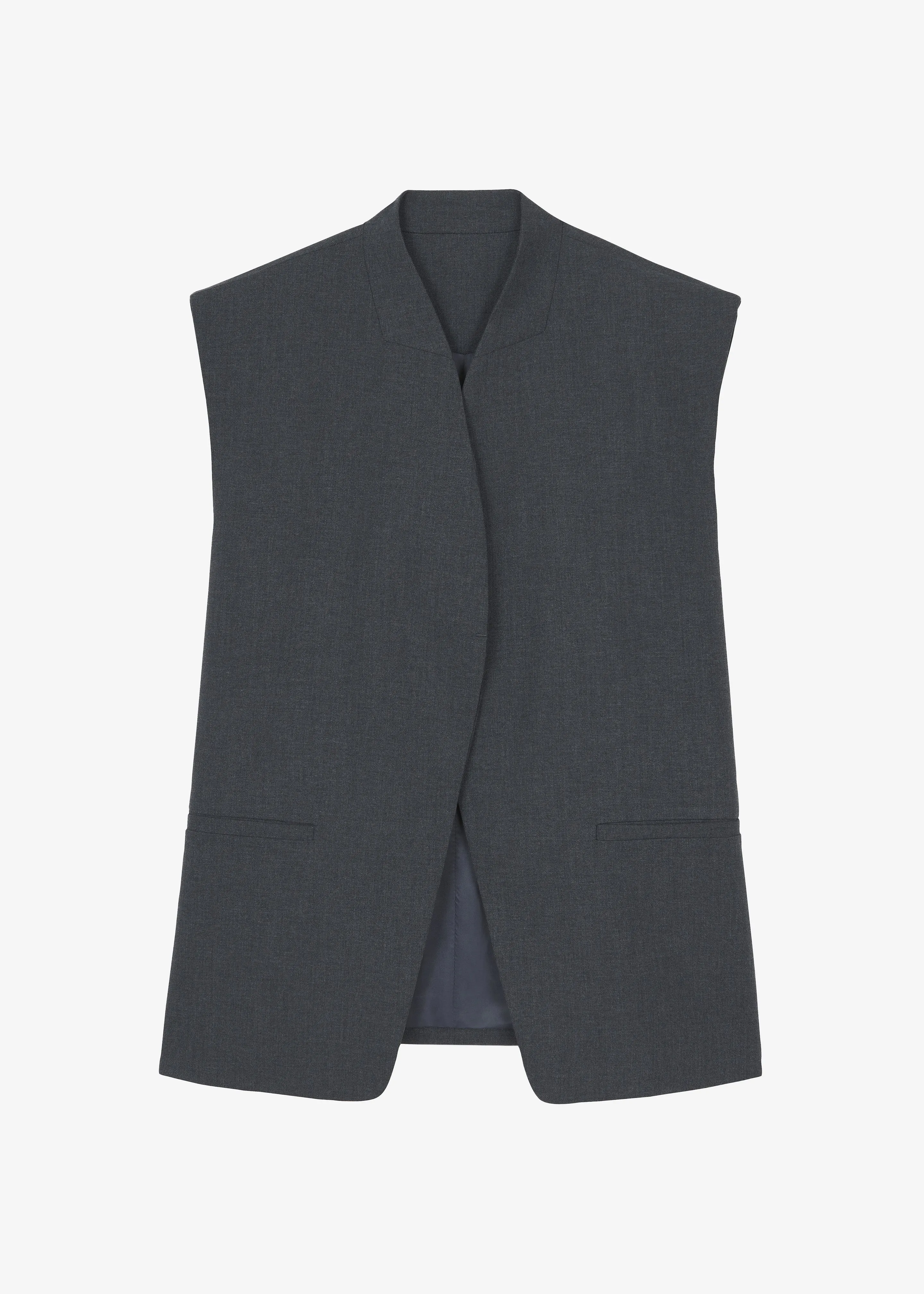 Greven Vest - Dark Grey Melange