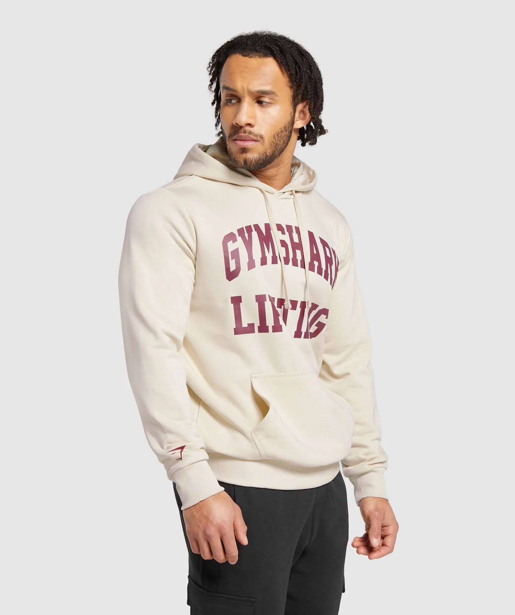 Gymshark Lifting Club Hoodie - Ecru White