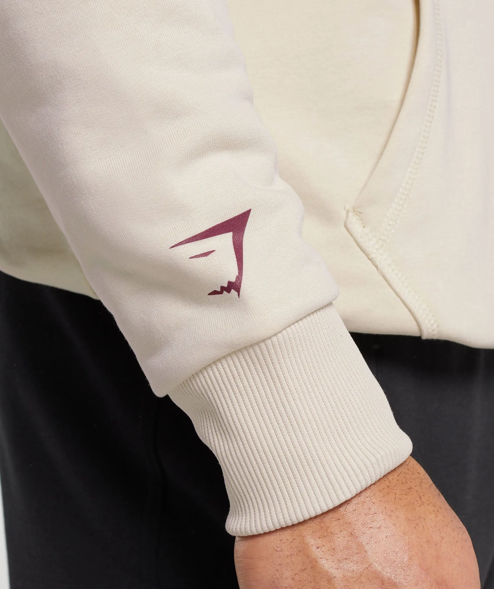 Gymshark Lifting Club Hoodie - Ecru White