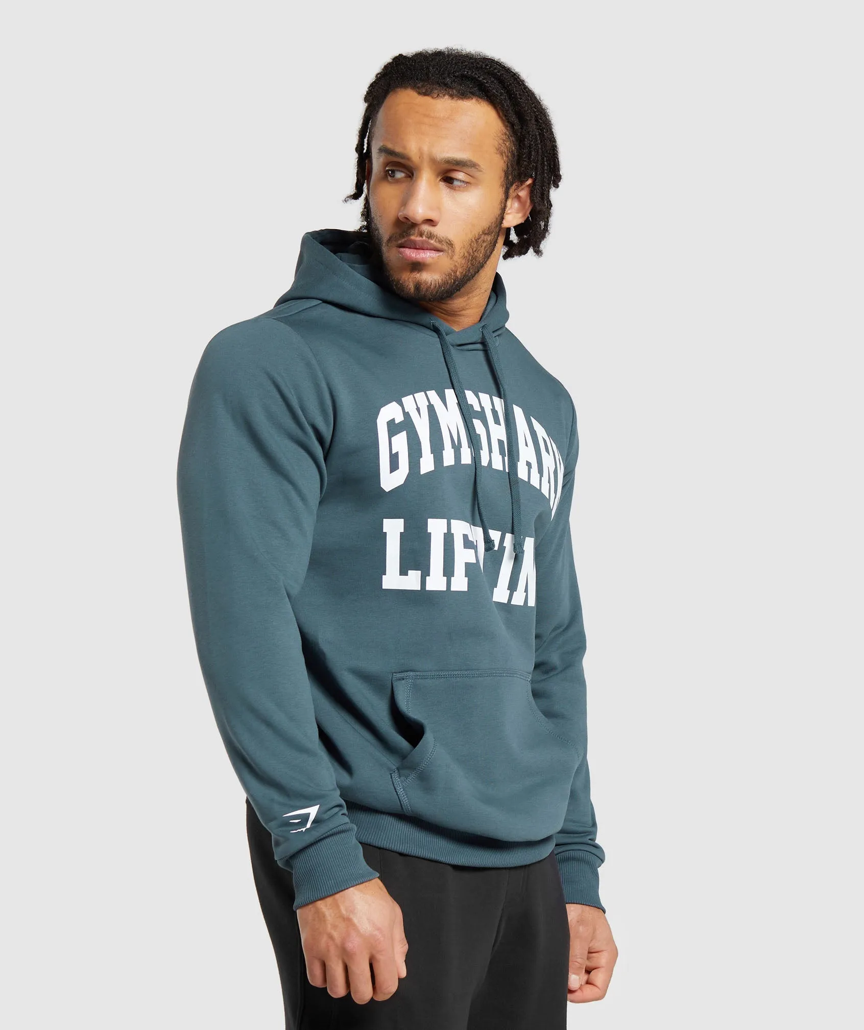 Gymshark Lifting Club Hoodie - Titanium Blue