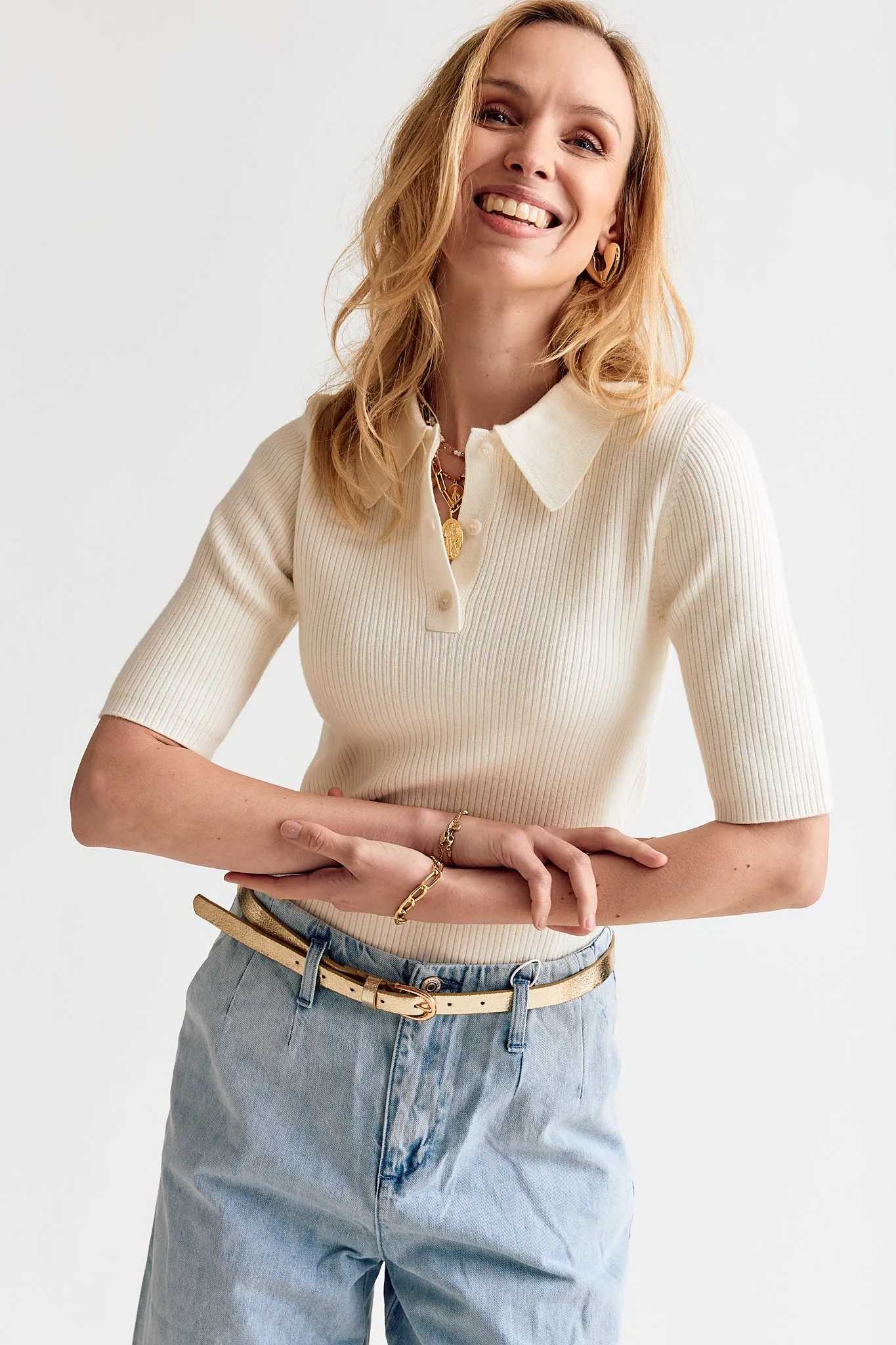 Helen Collar Knit