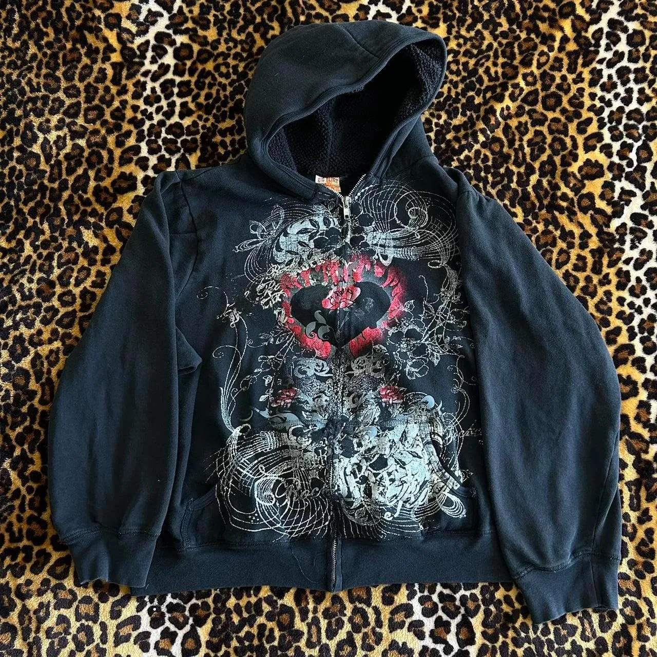 KOSUSANILL Women Y2K Zip Up Hoodies Grunge Graphic Oversized Jacket Goth Aesthetic Vintage Hooded Sweatshirt Streetwear