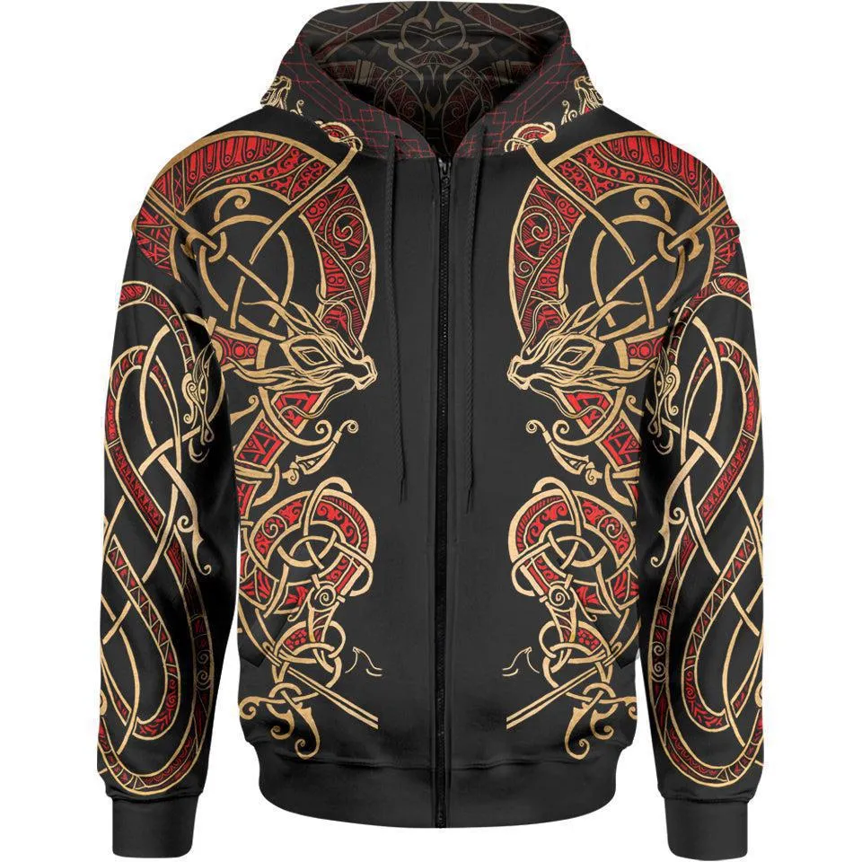 Loki Zip Hoodie - Fire Edition
