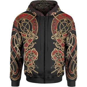 Loki Zip Hoodie - Fire Edition