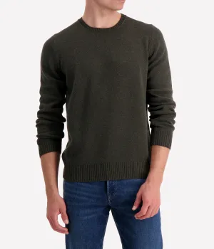 Long Sleeve Crew in Khaki
