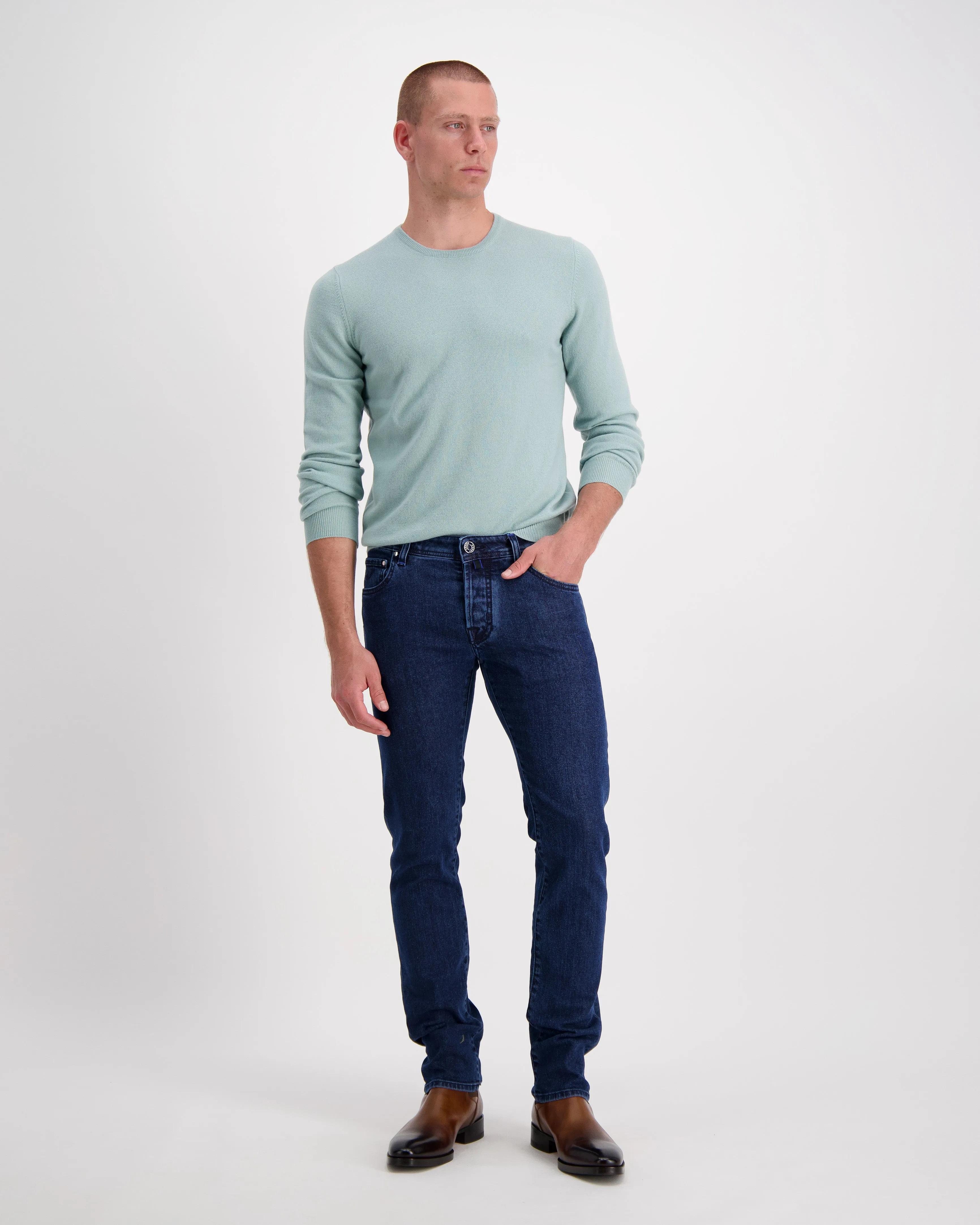 Long Sleeve Crew in Sage