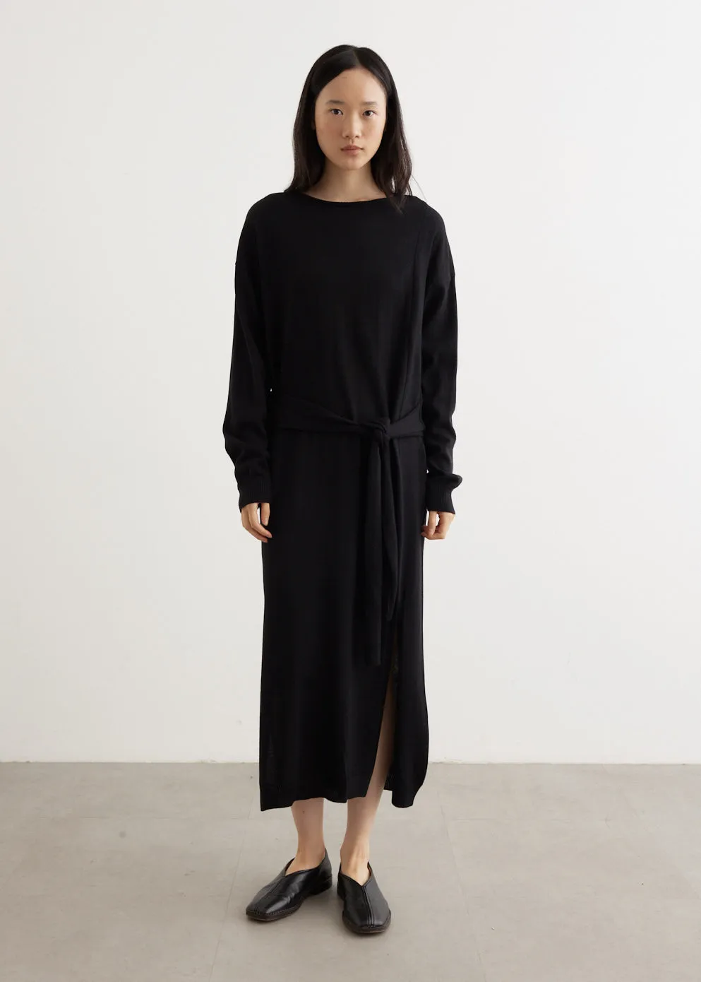 Long Trompe L'oeil Dress