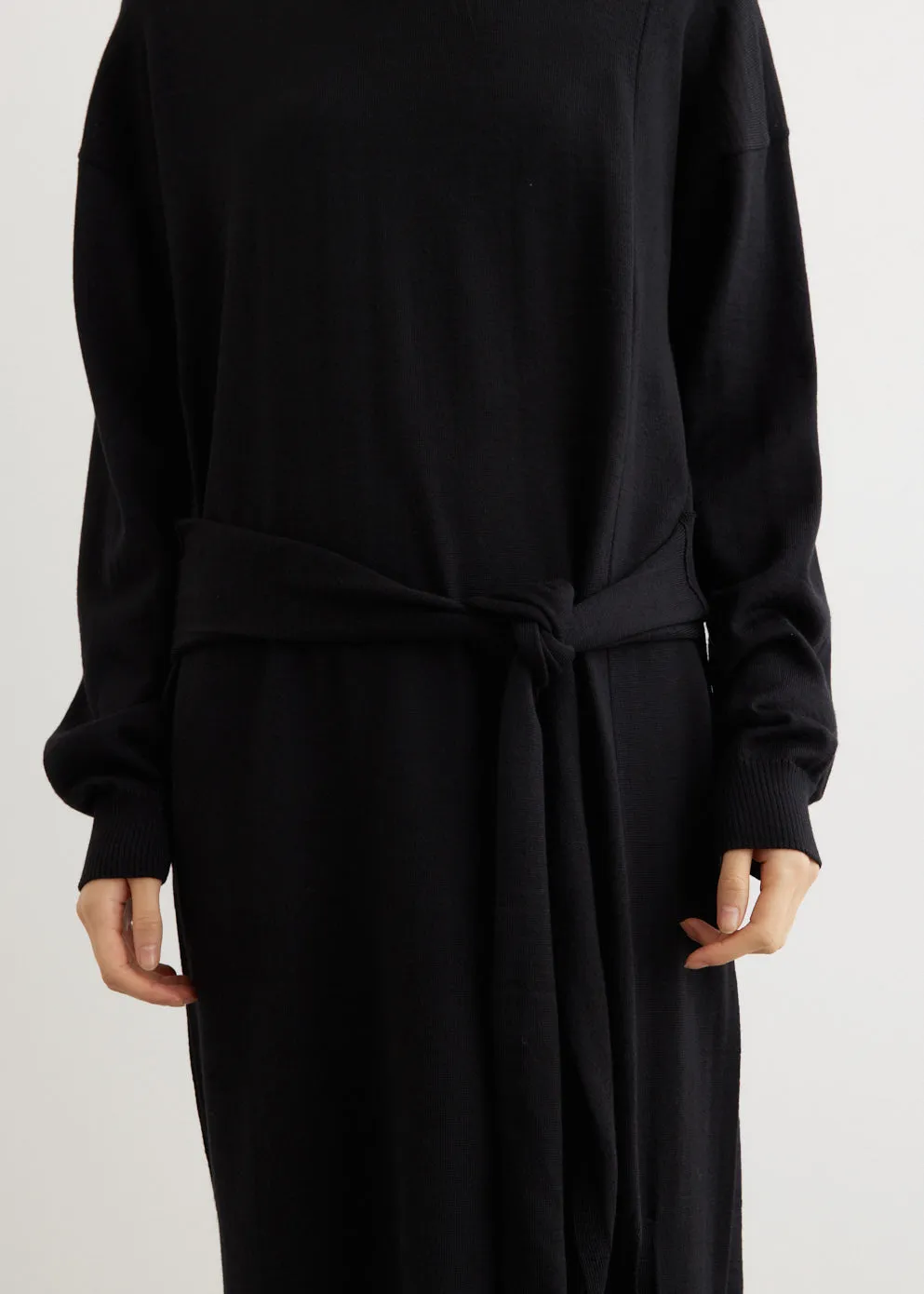 Long Trompe L'oeil Dress