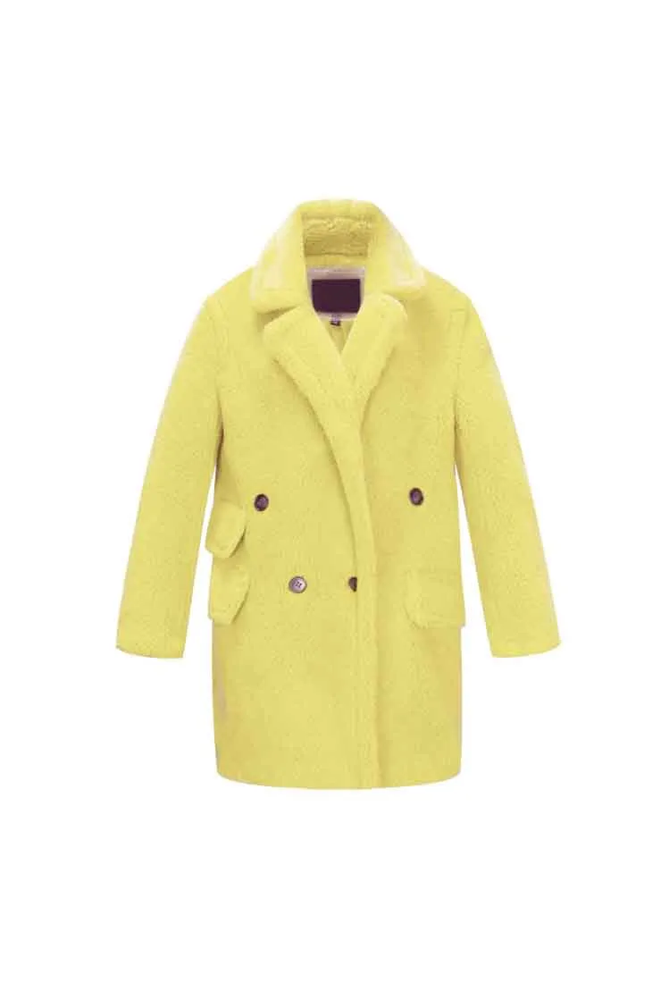Loose Wool Teddy Coat Warm Long Coat