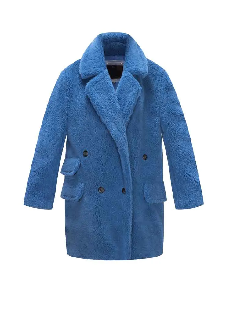 Loose Wool Teddy Coat Warm Long Coat