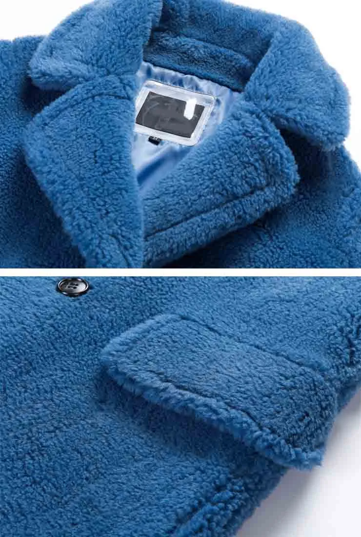 Loose Wool Teddy Coat Warm Long Coat