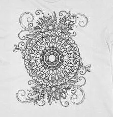 Mandala Coloring T-Shirt, Unisex, Be Kind pattern, Kids,Adults, Stay home/Christmas/Birthday/Anniversary Gift