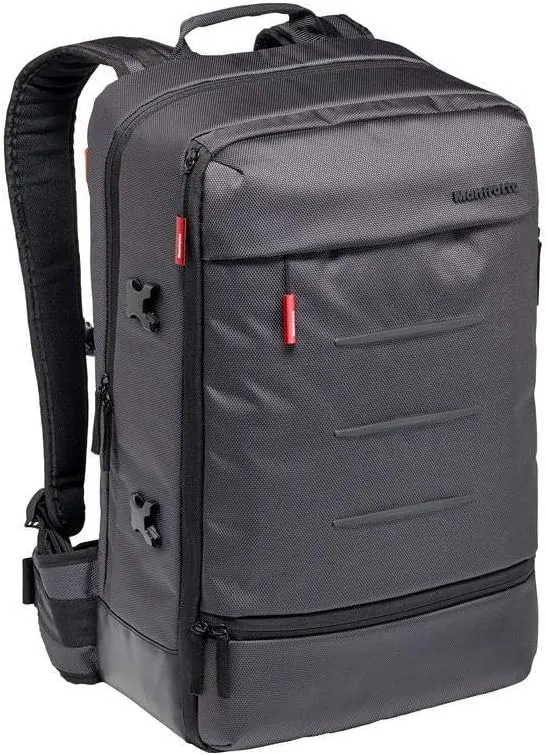 Manfrotto Manhattan Camera Backpack Mover-50, Multiuse, for Carrying Camera and Accessories, in Water-Repellent Material, Photography Backpack with PC and Tablet Compartment, with Tripod Holder