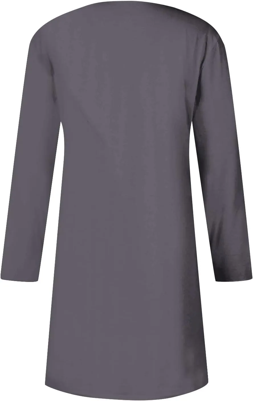 Maxi Dress for Women Long-Sleeve O Neck Casual Dresses for Women Plain Funny Corset Dress
